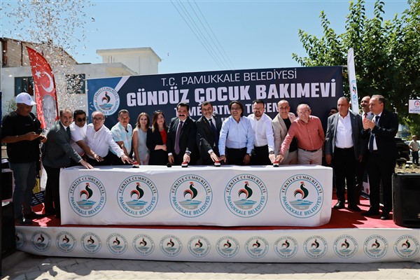 Pamukkale Belediyesi Gündüz Çocuk Bakımevi’nin temel atma töreni gerçekleşti