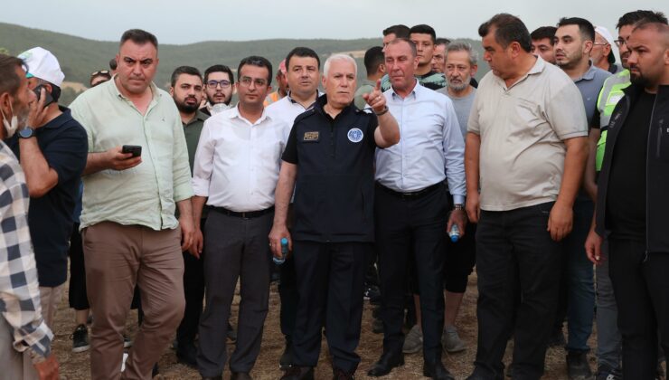 Başkan Bozbey: Yangının yönü belli değil, daha fazla hava desteği gerekli