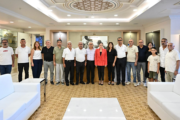 Antalya Alevi bileşenlerinden Başkan Vekili Özdemir’e ziyaret