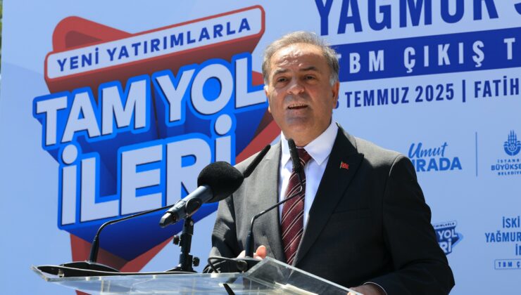 İBB Başkanvekili Aslan: Samatya Yağmursuyu Tüneli projesinde sona yaklaşılıyor