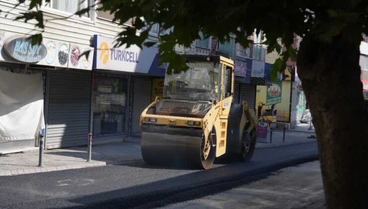 Kartal Belediyesi’nden üç mahallede eş zamanlı yol yenileme çalışması