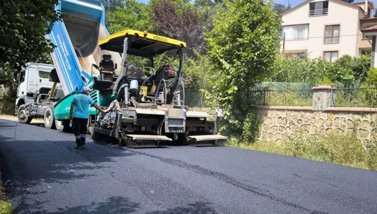 Trabzon Büyükşehir Belediyesi’nden asfalt çalışması