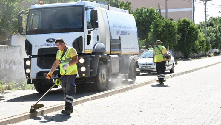 Aydın Büyükşehir Belediyesi’nden Umurlu’da temizlik çalışması