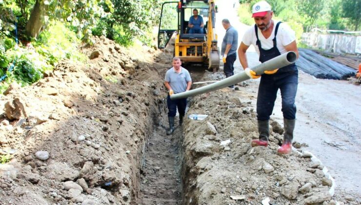 Giresun Belediyesi’nin saha çalışmaları devam ediyor