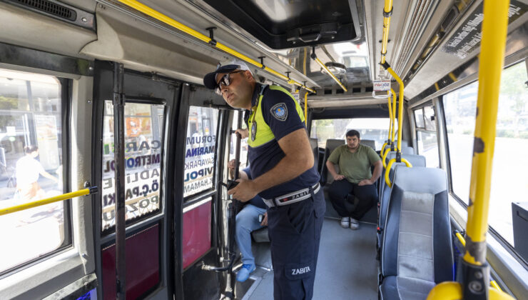 Mersin Büyükşehir Belediyesi’nden toplu taşıma araçlarına klima denetimi