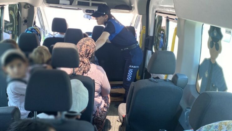 Muğla Büyükşehir Belediyesi zabıta ekiplerinden dilenci denetimi