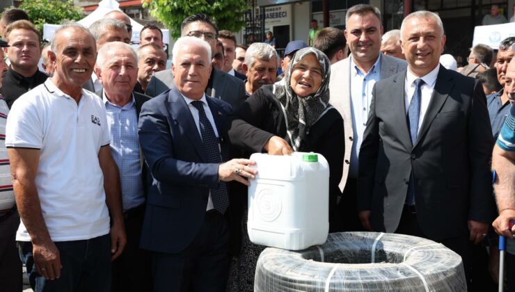 Bursa’dan Domaniç’e tarımsal destek