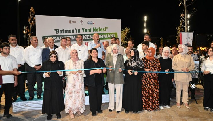 Yaşar Kemal Kent Ormanı hizmete açıldı