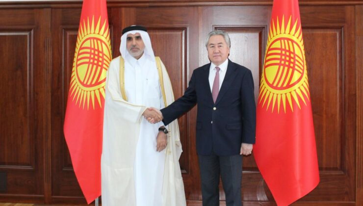 Al Marri, Kırgız Cumhuriyeti Dışişleri Bakanı Kulubayev ile görüştü