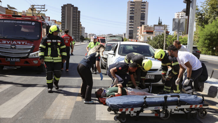 Mersin Büyükşehir Belediyesi’nden trafik güvenliği tatbikatı
