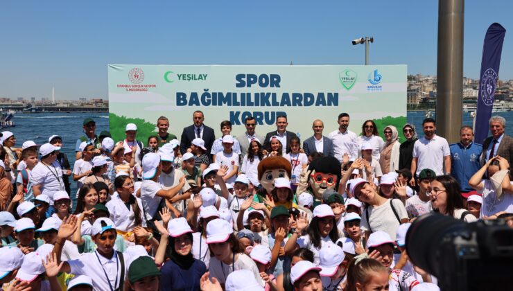 Yeşilay , Uyuşturucu ile Mücadele Günü kapsamında spor etkinliği düzenledi