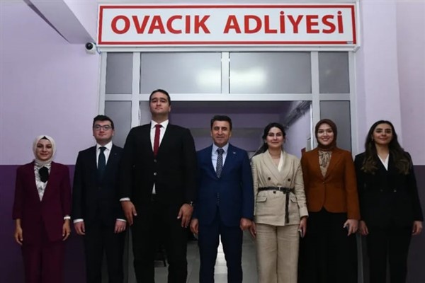 Tunceli Valisi Aygöl’den Ovacık Adliyesi’ne ziyaret