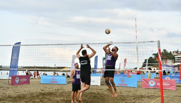 Trabzon’da plaj voleybolu başlıyor