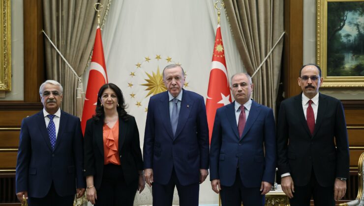 Cumhurbaşkanı Erdoğan, DEM Parti heyetini kabul etti