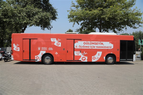 Bursa Büyükşehir Belediyesi, ‘Sağlık Otobüsü’ projesini hayata geçirdi