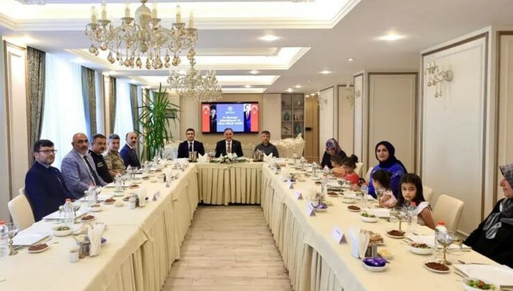 Bingöl Valisi Usta, Özdemir ve Işık aileleriyle bir araya geldi