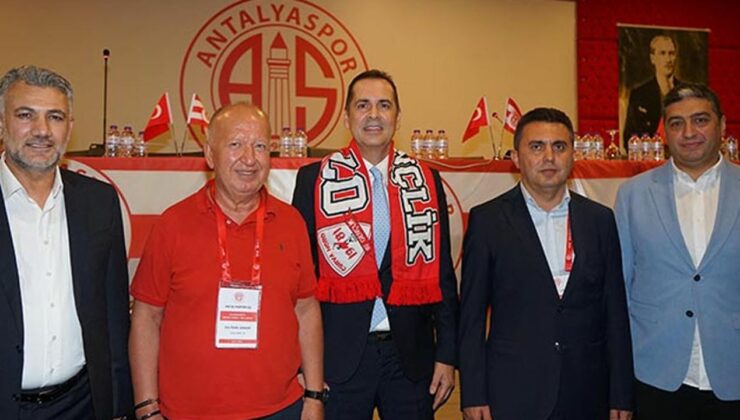 Antalyaspor’da yeni dönem: Rıza Perçin başkan!