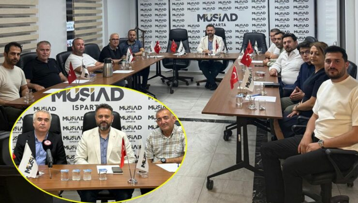 MÜSİAD Isparta şubesi’nden SDÜ ile ekonomi sohbeti