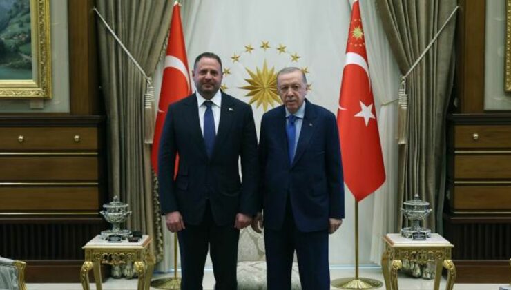 Cumhurbaşkanı Erdoğan, Ukrayna Devlet Başkanlığı Ofisi Başkanı Yermak’ı kabul etti