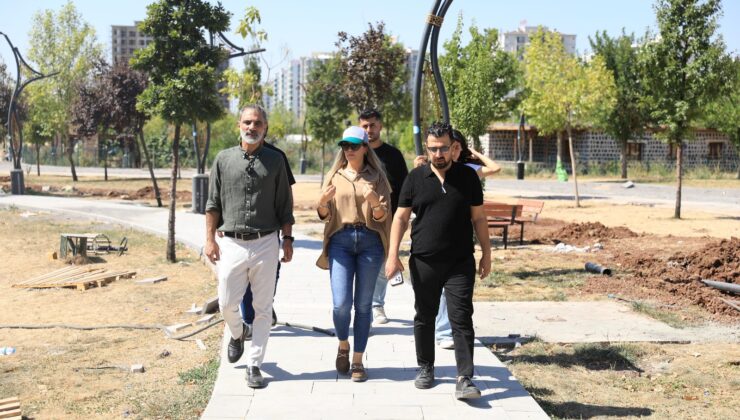 Eş Başkan Dündar, parklardaki çalışmaların hızlandırılmasını istedi