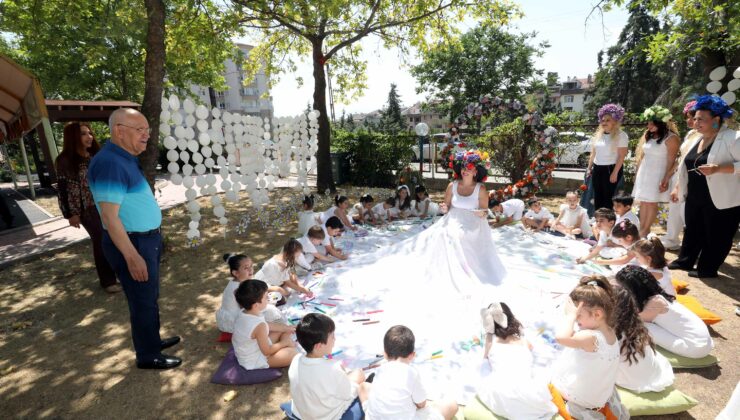 Yenimahalleli çocuklardan yıl sonu etkinliği