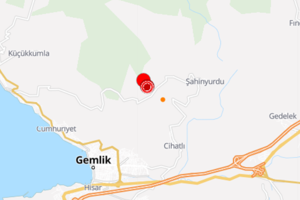 Bursa’da deprem