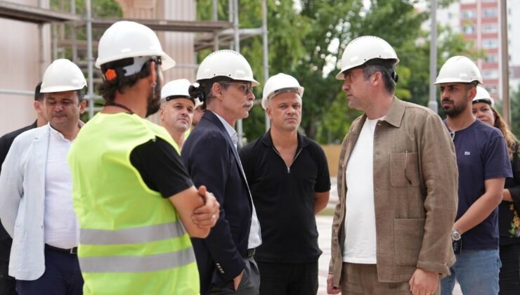 Başkan Beşikcioğlu, Yunus Emre Spor ve Kültür Merkezi’ndeki çalışmaları inceledi