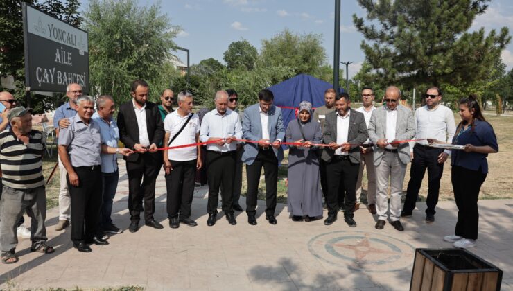 Şehit Uzm. Onb. Muhammed Yılmaz Parkı’nın isim tabelası törenle yenilendi