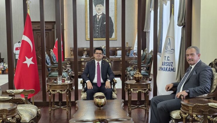 TİMBİR ve BHA’dan Arsuz Kaymakamı Fatih Eroğlu’na ziyaret