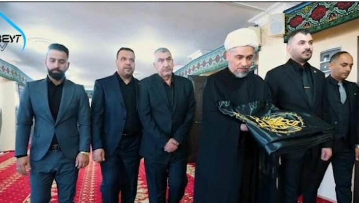İmam Hüseyin’in (a.s) türbesinin sancağı Kars’a geliyor