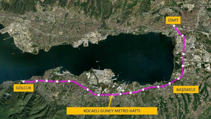 Kocaeli’nin geleceğini raylarla şekilleniyor: Güney Metro Hattı için projelendirme ihalesi yapılacak