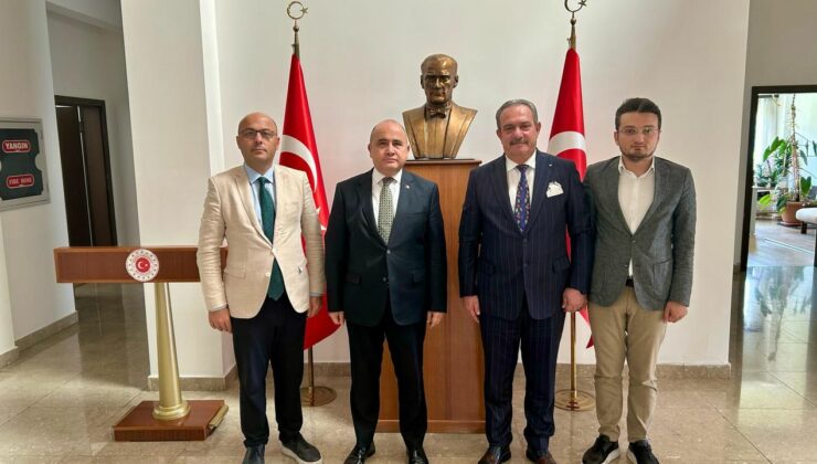 TİMBİR ve BHA heyetinden Lefkoşa Büyükelçisi Ali Murat Başçeri’ye ziyaret
