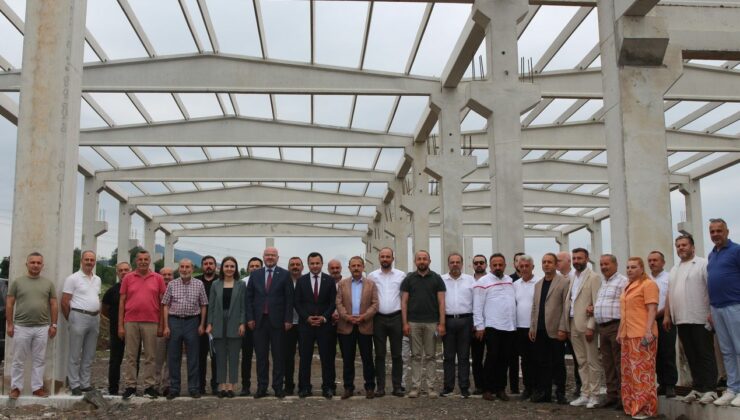 MÜSİAD Trabzon Şube Başkanı İskenderoğlu’ndan vakfıkebir organize sanayi bölgesine ziyaret