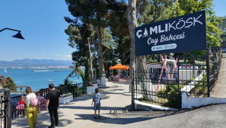 Altınordu sahilinde doğayla iç içe bir mekan: Çamlıköşk Çay Bahçesi