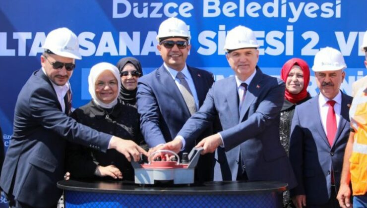 Düzce’de BELTAŞ Sanayi Sitesi”nin 2. ve 3. etap temeli atıldı