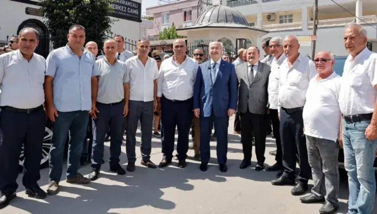 Vali Köşger Sarıhamzalı’da vatandaşlarla buluştu