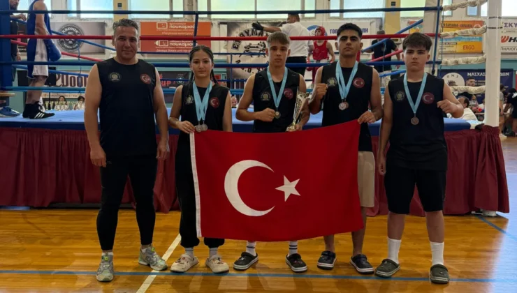 Arslan Fight Aras Spor kulübü boksörlerinin büyük başarısı