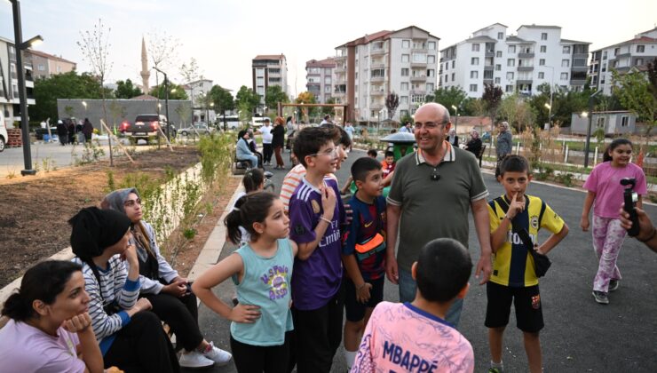 Başkan Ekicioğlu: Yenice Mahallesi’ne yeni bir yeşil alan kazandırdık
