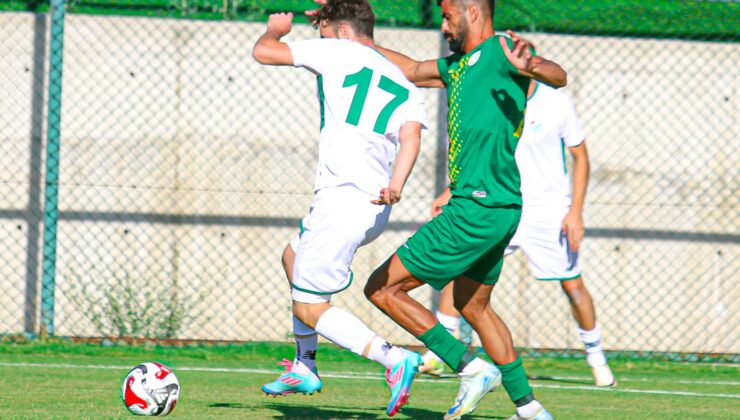 Şanlıurfaspor, hazırlık maçında Bursaspor’u 1-0 mağlup etti