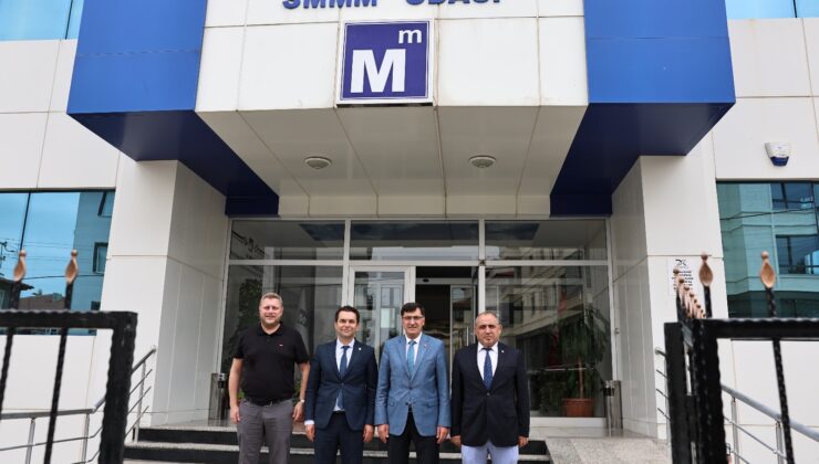 Başkan Kahveci’den SMMMO Yönetimine hayırlı olsun ziyareti