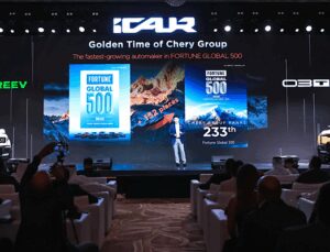 Chery’nin iCAUR markası, Dubai’de yeni SUV modellerini tanıttı