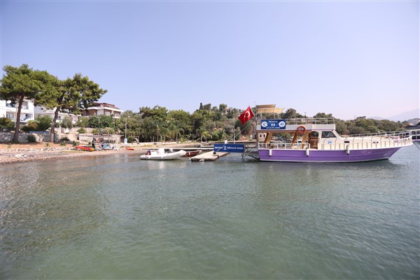 Fethiye-Şövalye Adası yolcu motoru seferleri başladı