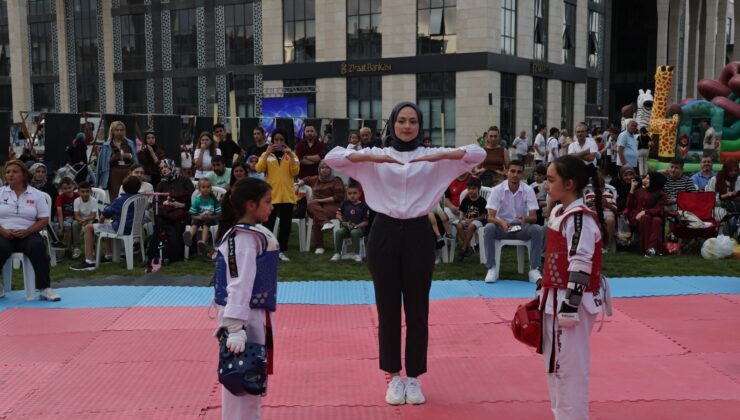 Açık Hava Minikler Taekwondo Turnuvası, Kütahya’da düzenlendi