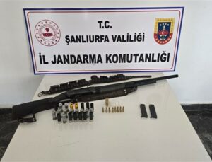 Şanlıurfa’da ruhsatsız silah operasyonu