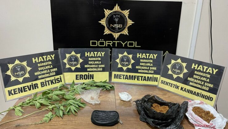 Dörtyol’da uyuşturucu operasyonu