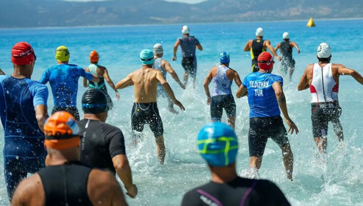 Salda gölü’nde triatlon etkinliği: Spor ve çevre dengesi vurgulandı