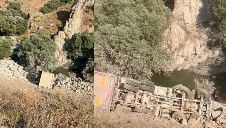 Hakkari Yüksekova’da kamyon uçuruma yuvarlandı: Sürücü hayatını kaybetti