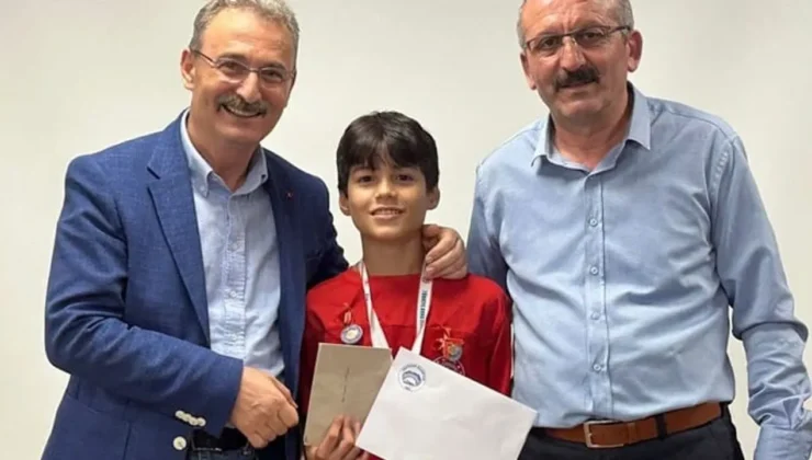 Minik şampiyon için onur programı
