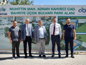 Başkan Sarıkurt, yeni park çalışmalarını inceledi