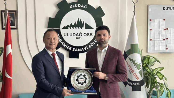 Kazakbaev, Çelik’i ziyaret etti